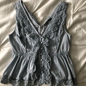 Abercrombie and Fitch All-Over Lace Top